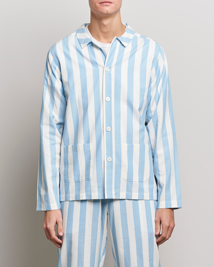 Herre | Nattøj | Nufferton | Uno Striped Pyjama Set Blue/White