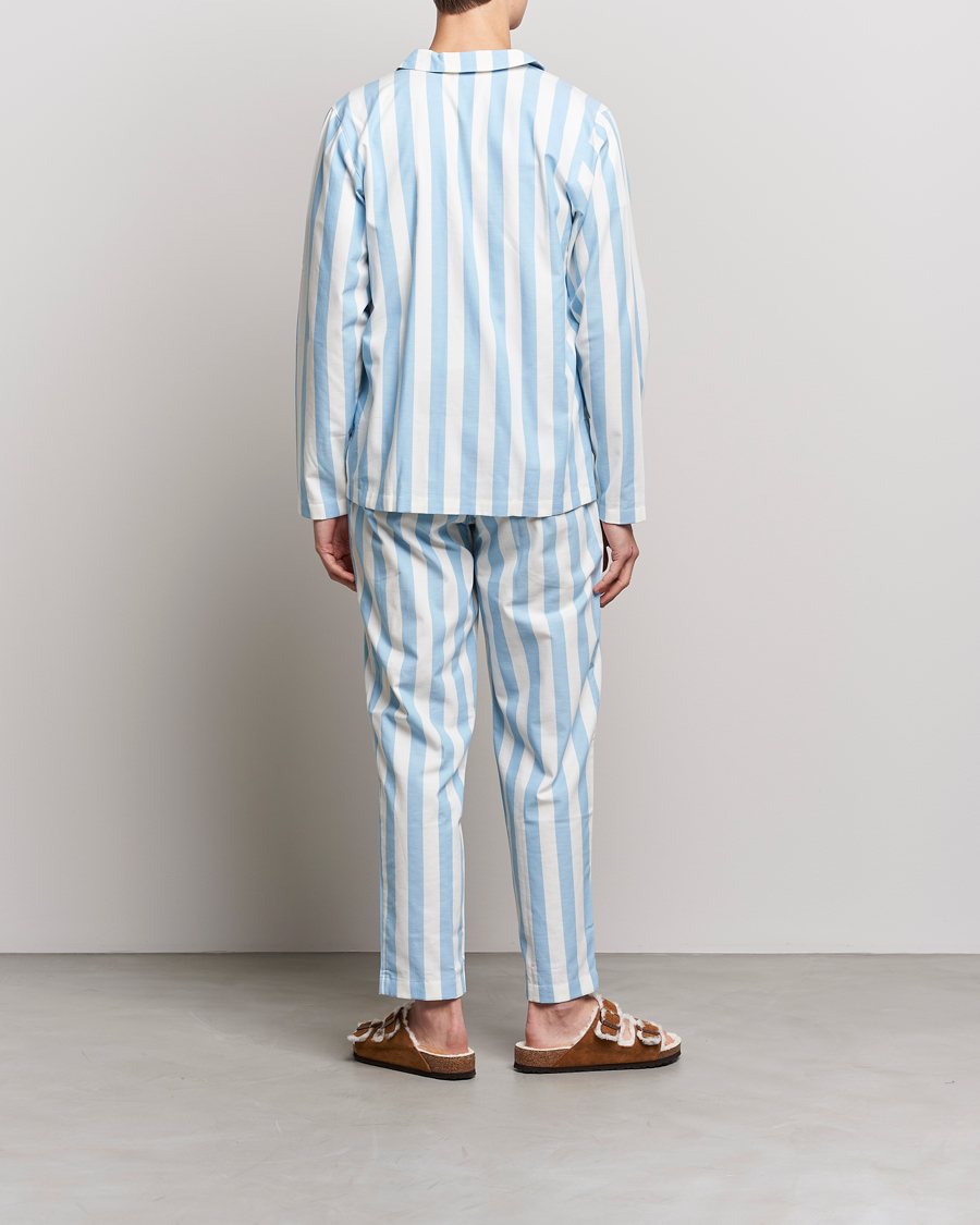 Herre | Pyjamas & Morgenkåber | Nufferton | Uno Striped Pyjama Set Blue/White