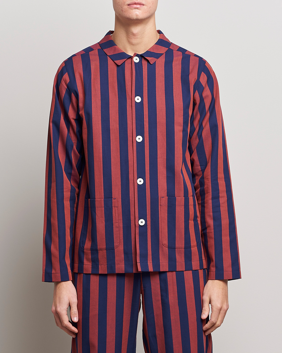 Herre | Loungewear-afdelingen | Nufferton | Uno Striped Pyjama Set Blue/Red