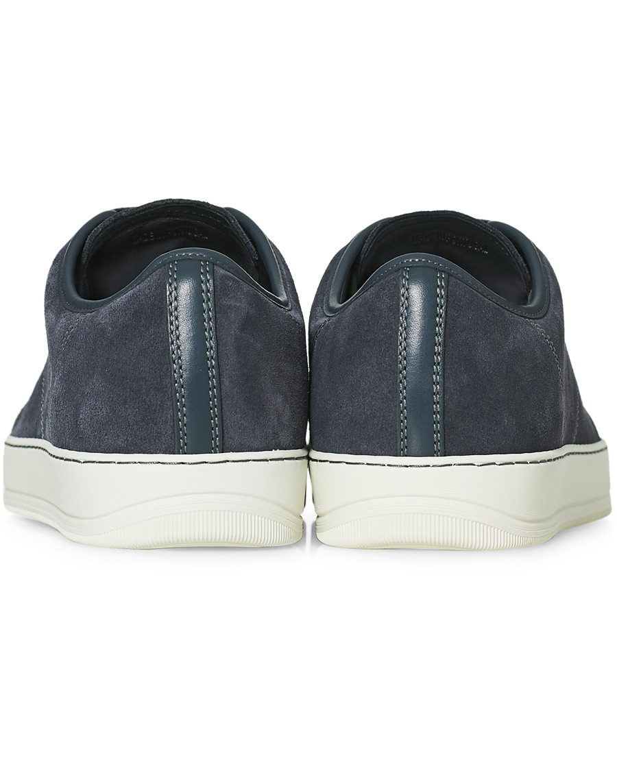 Herre | Lanvin Patent Cap Toe Sneaker Slate Grey | Lanvin | Patent Cap Toe Sneaker Slate Grey