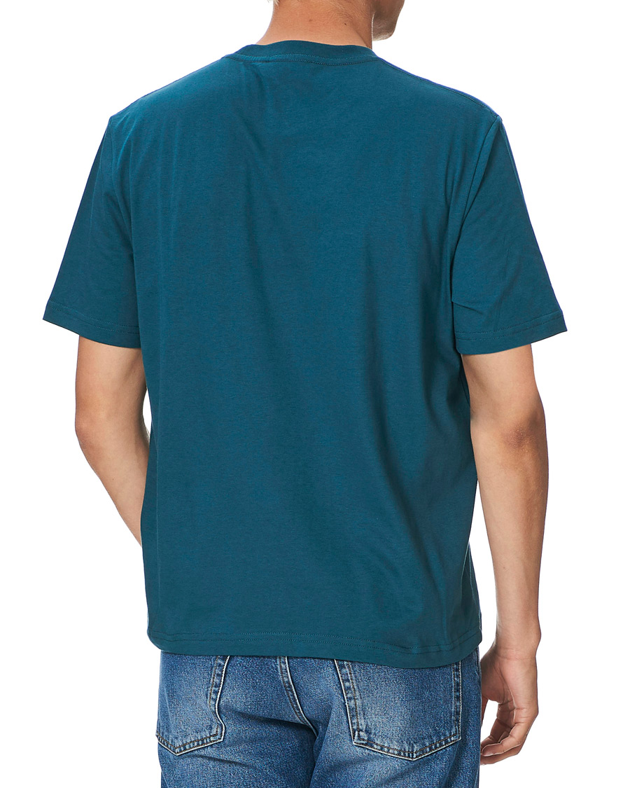 Herre | T-Shirts | Lanvin | Embroidered Logo Short Sleeve T-Shirt Slate