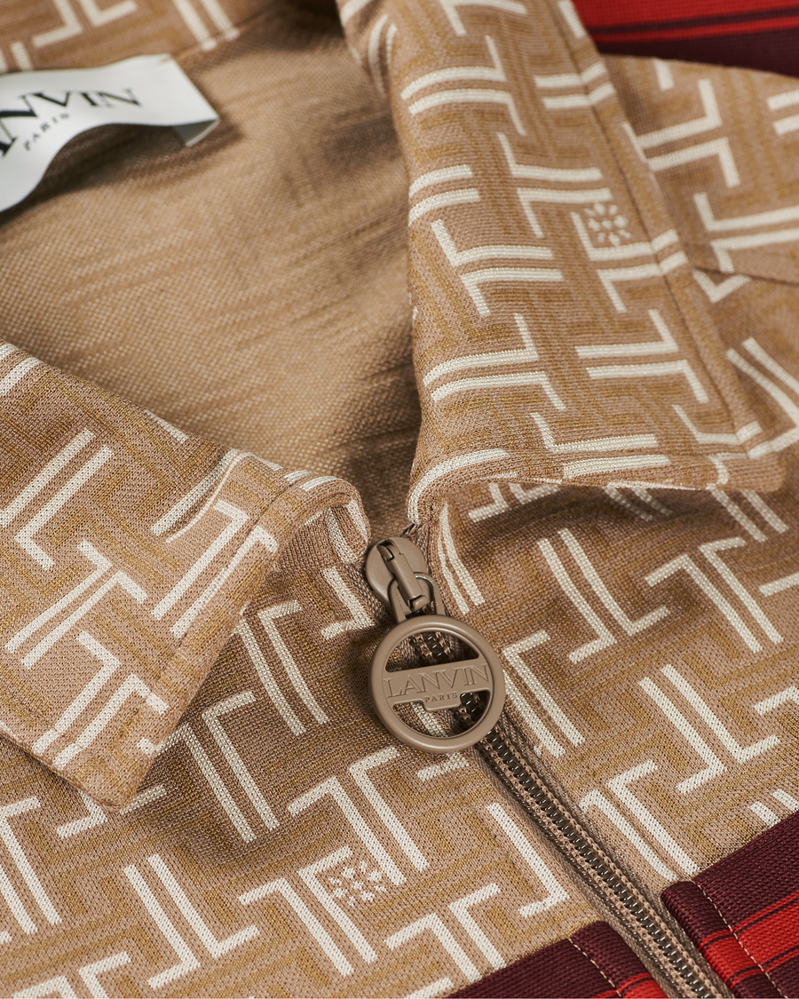 Herre | Trøjer | Lanvin | Monogram Track Sweater Tan