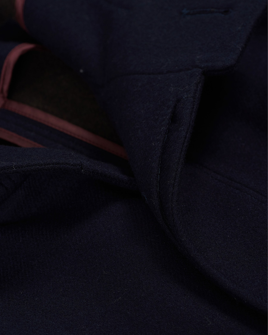 Herre | Jakker | Canali | Soft Wool Duffelcoat Navy
