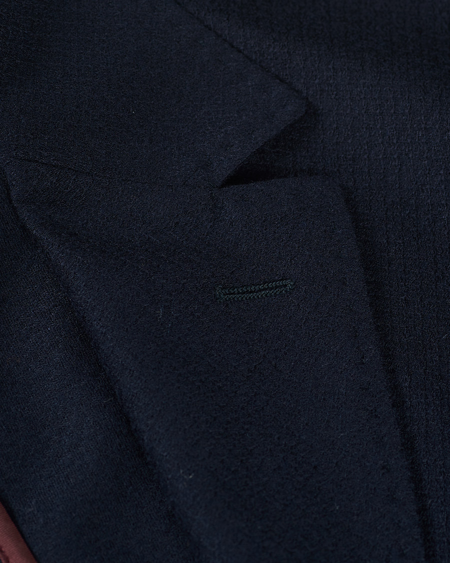 Herre | Blazere & jakker | Canali | Structured Wool Jersey Blazer Navy