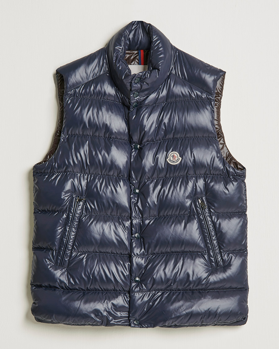 Herre | Veste | Moncler | Tibb Down Vest Navy