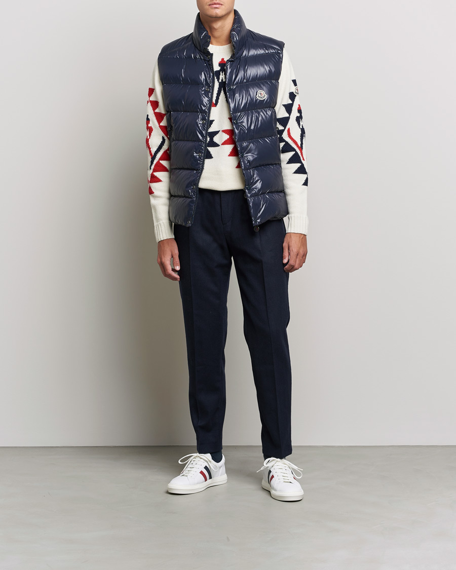 Herre | Veste | Moncler | Tibb Down Vest Navy