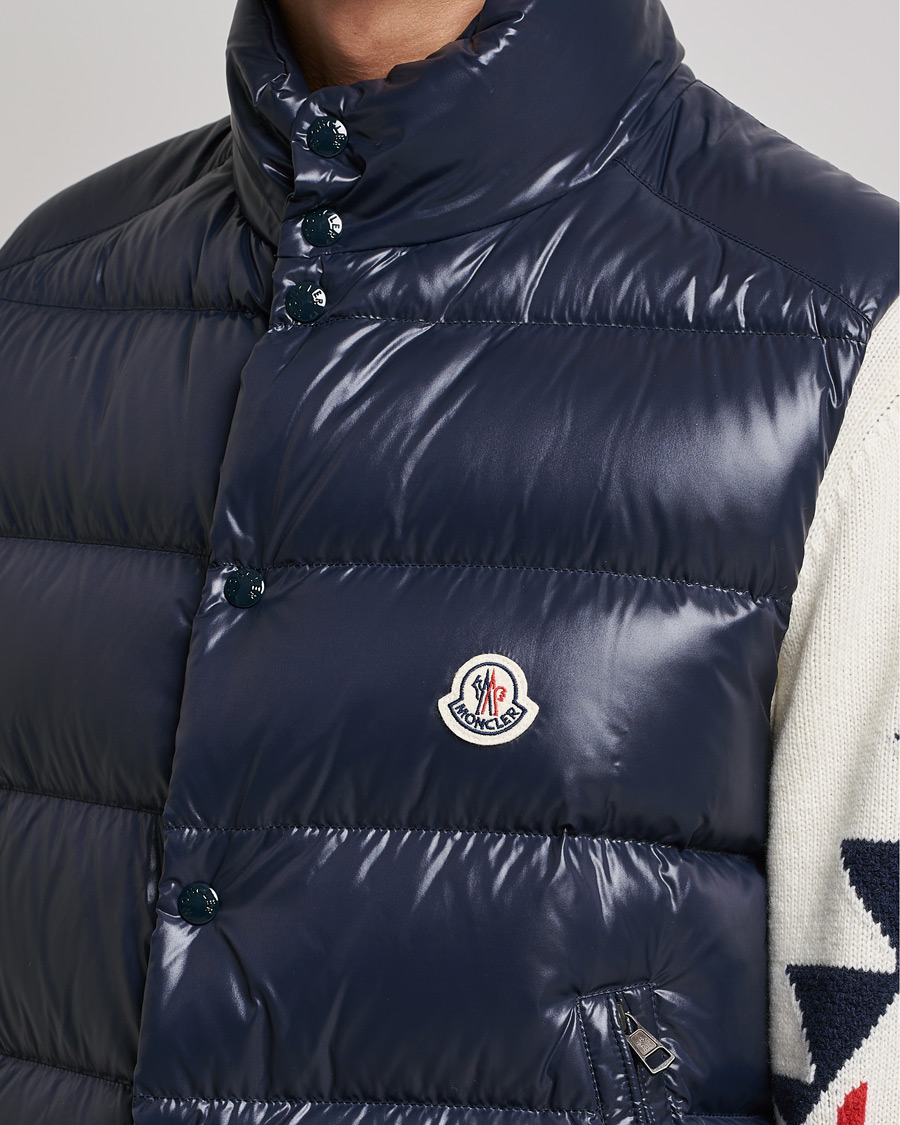 Herre | Veste | Moncler | Tibb Down Vest Navy