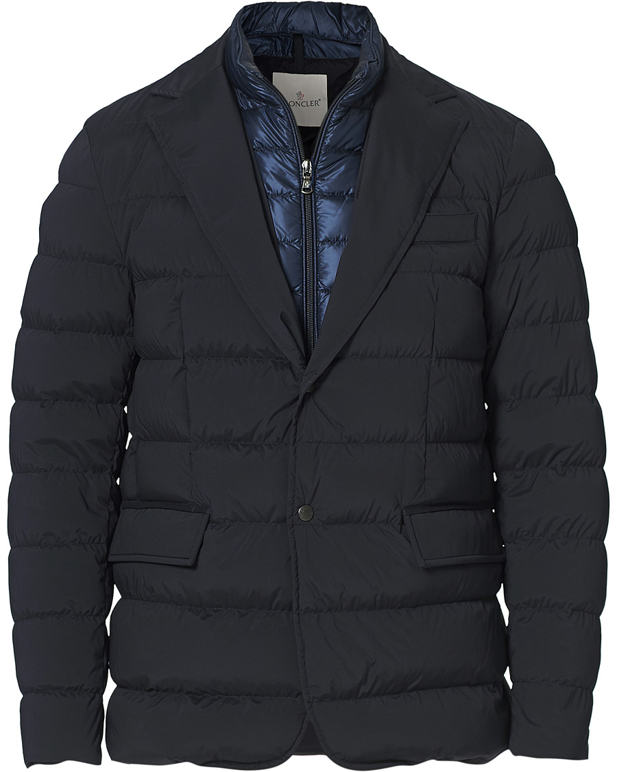 Herre | Jakker | Moncler | Ferrandier Down Blazer Jacket Navy