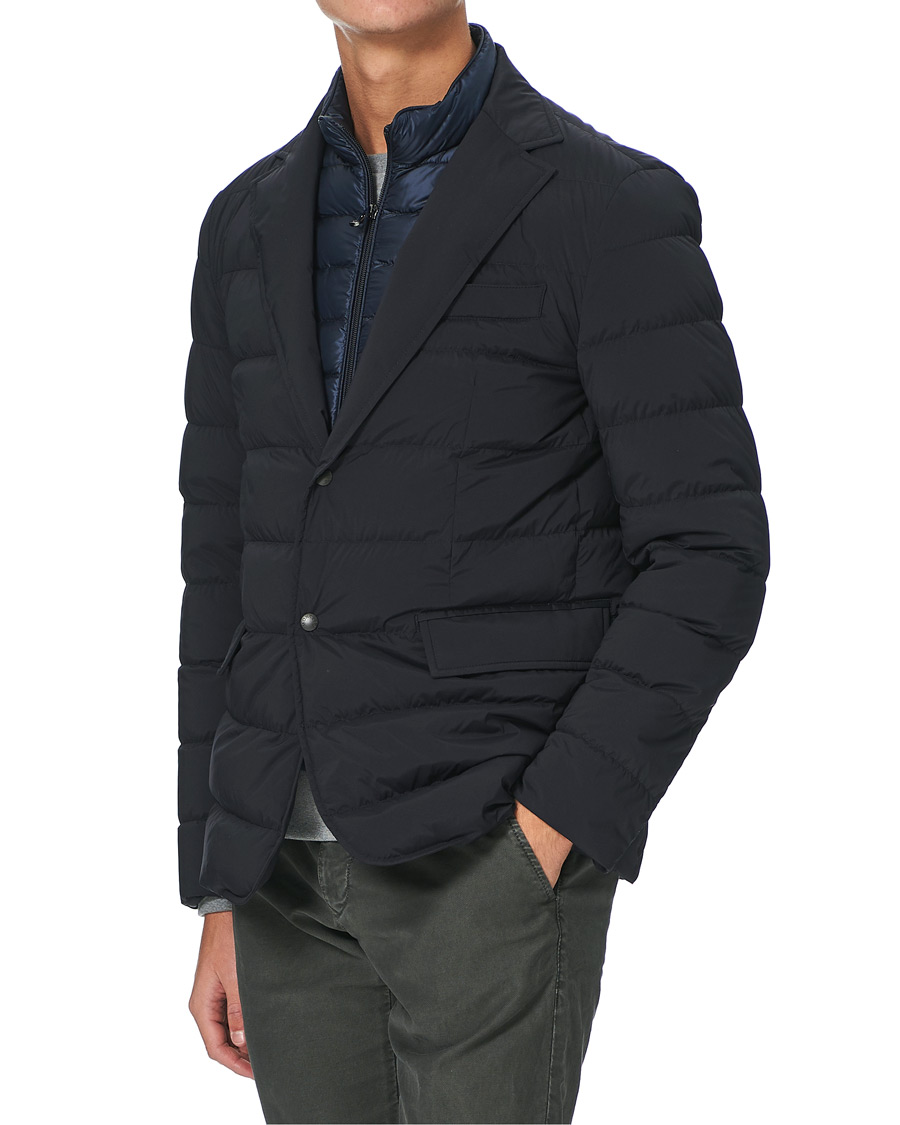 Herre | Jakker | Moncler | Ferrandier Down Blazer Jacket Navy