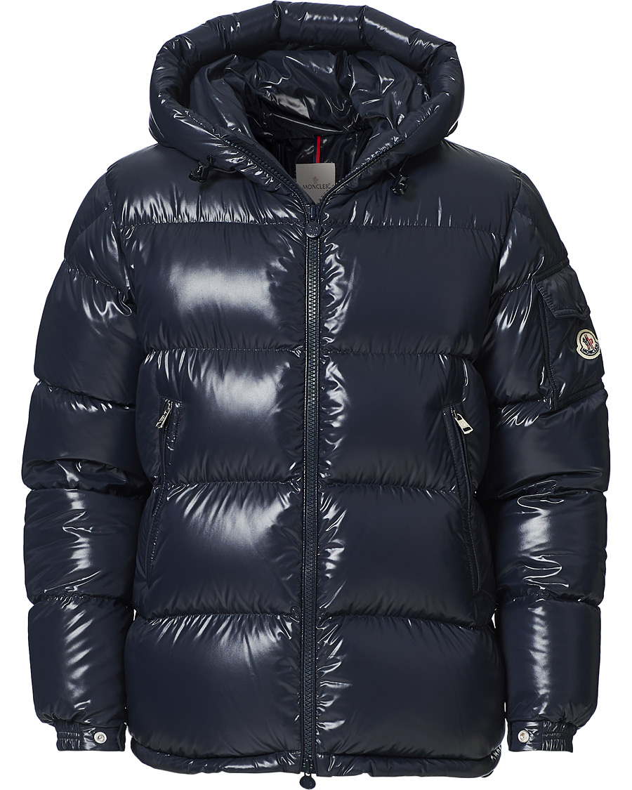 Herre | Jakker | Moncler | Ecrins Gloss Down Jacket Navy