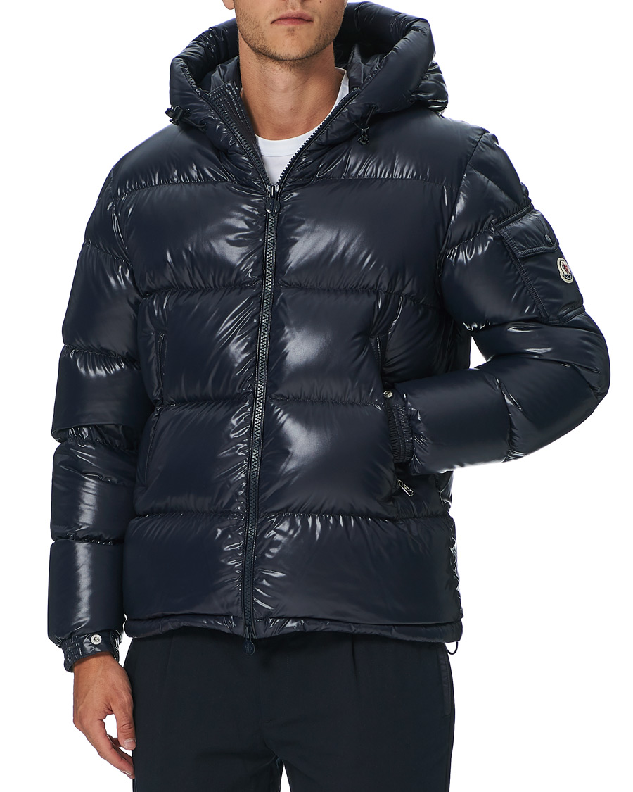 Herre | Jakker | Moncler | Ecrins Gloss Down Jacket Navy