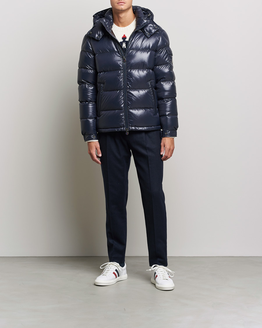 Bare gør løfte op Henstilling Moncler Maya Jacket Navy - CareOfCarl.dk