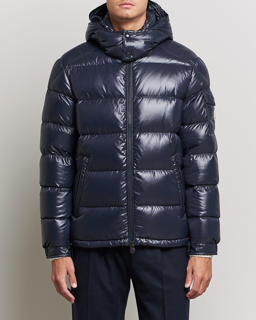 genstand akademisk fort Moncler Maya Jacket Navy - CareOfCarl.dk