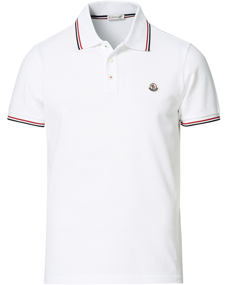 Herre | Polotrøjer | Moncler | Logo Tipped Polo White