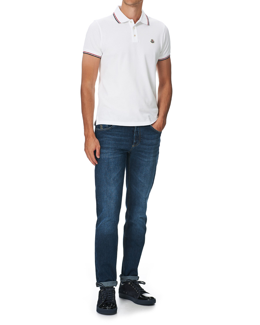 Herre | Polotrøjer | Moncler | Logo Tipped Polo White