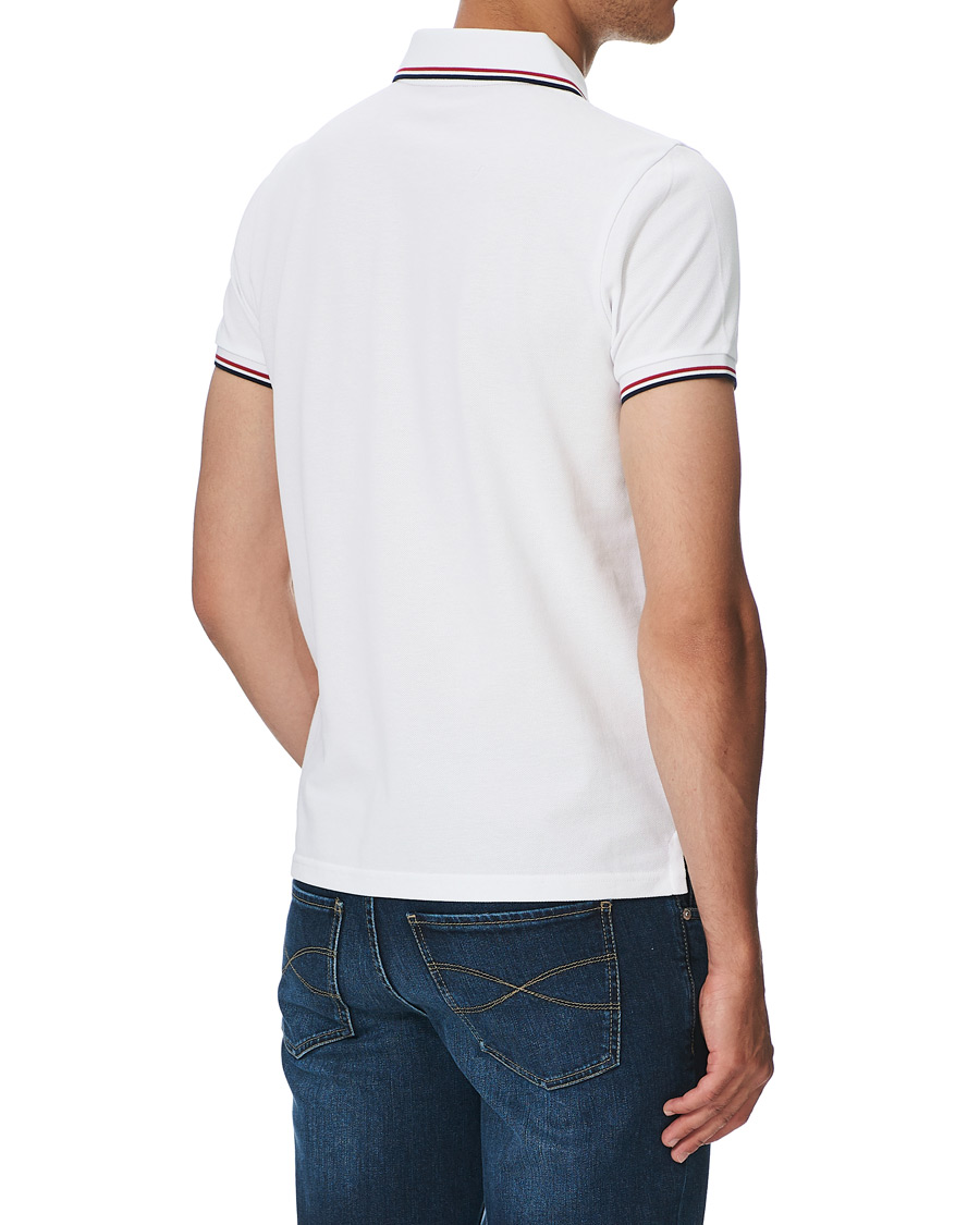Herre | Polotrøjer | Moncler | Logo Tipped Polo White