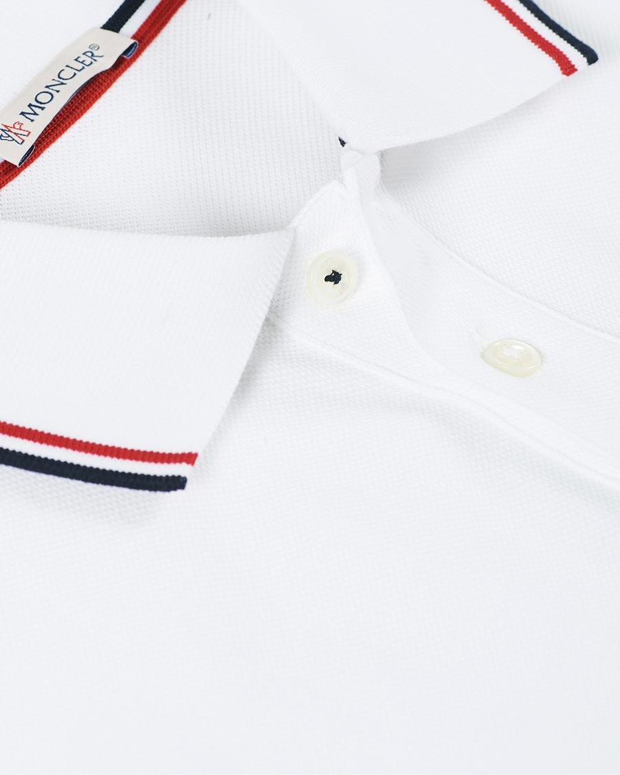 Herre | Polotrøjer | Moncler | Logo Tipped Polo White