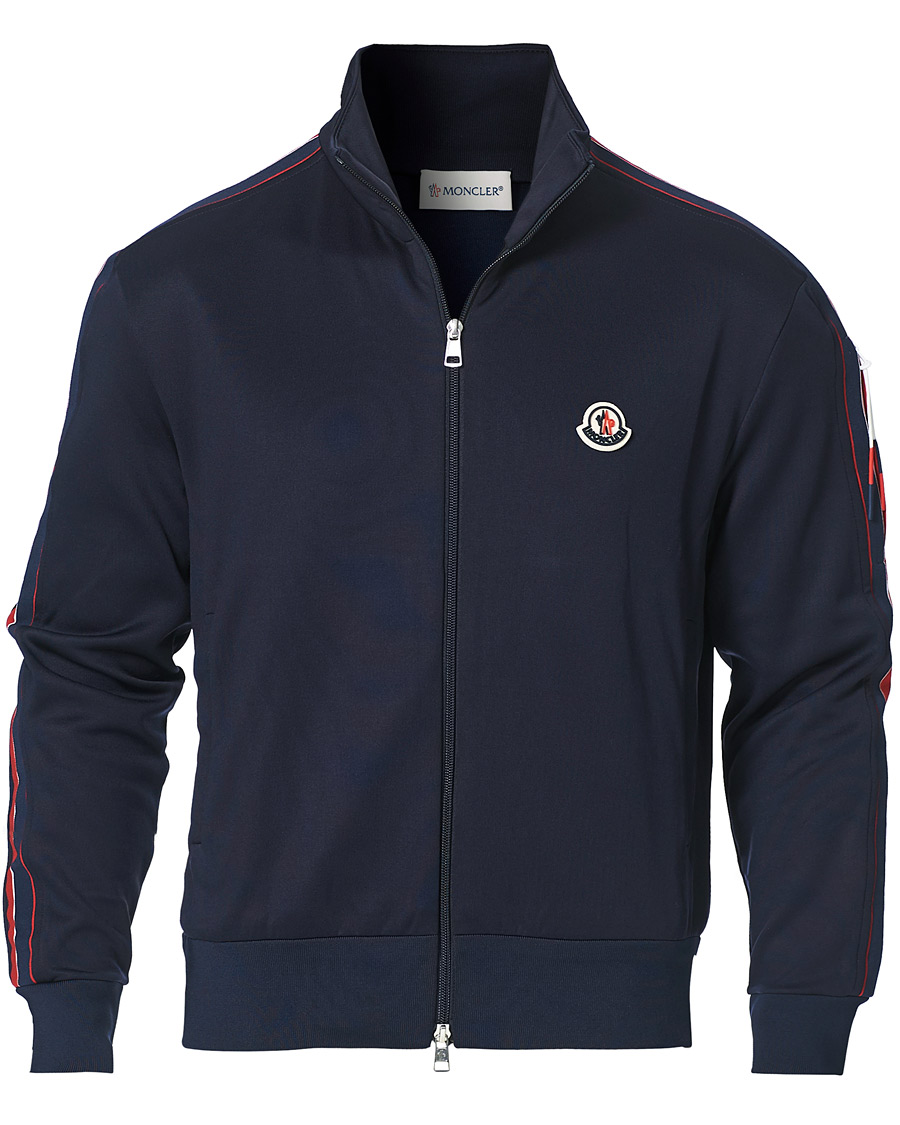 Herre | Trøjer | Moncler | Full Zip Sweater Navy