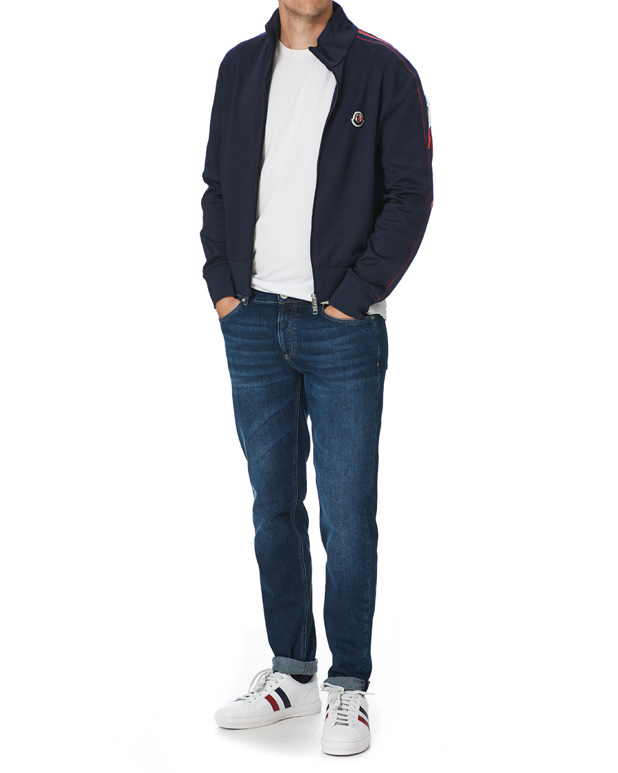 Herre | Trøjer | Moncler | Full Zip Sweater Navy