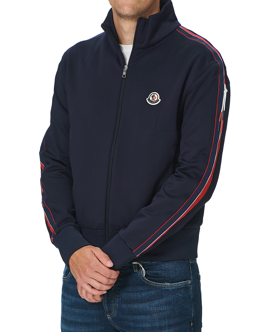 Herre | Trøjer | Moncler | Full Zip Sweater Navy