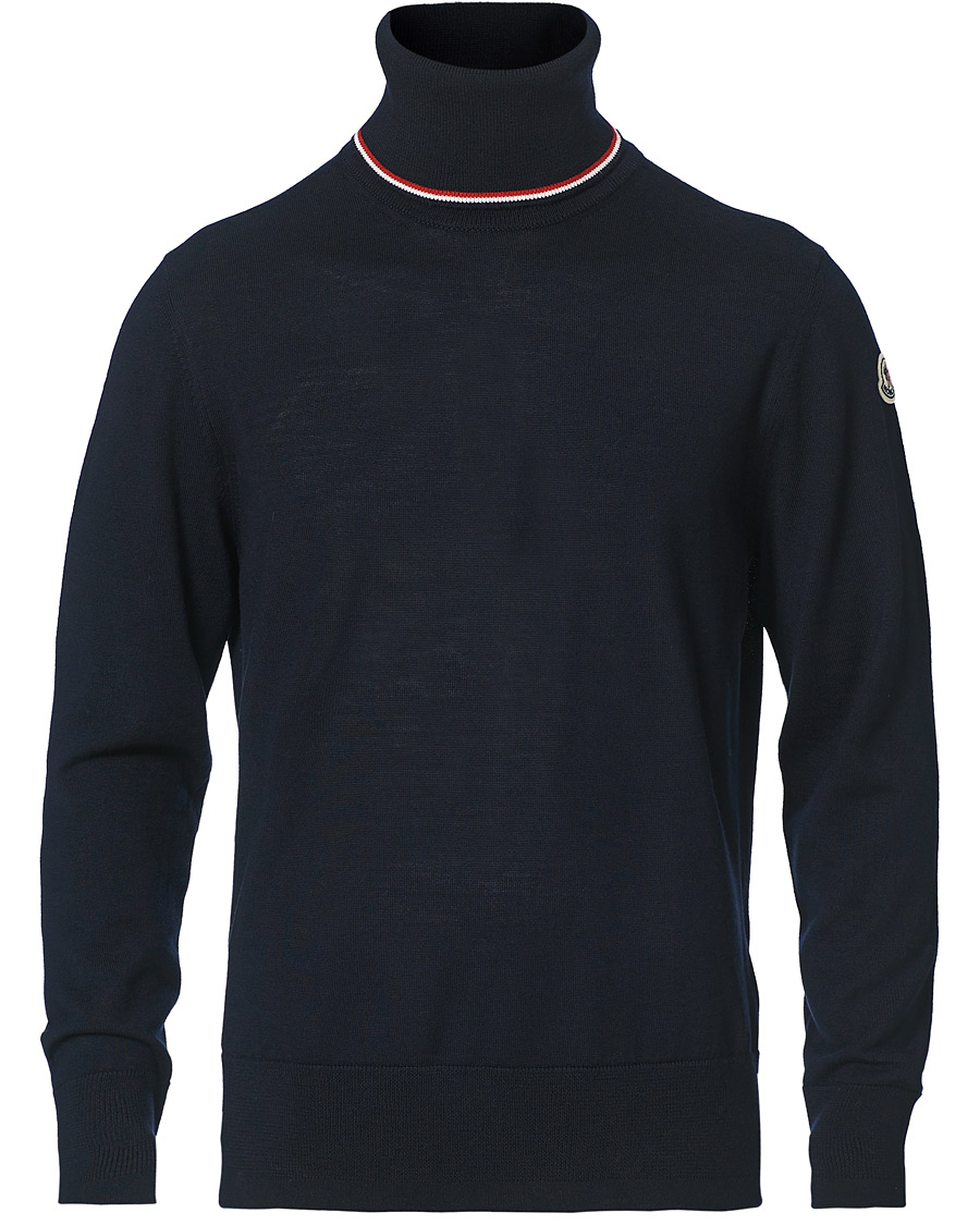 Herre | Trøjer | Moncler | Wool Turtleneck Navy