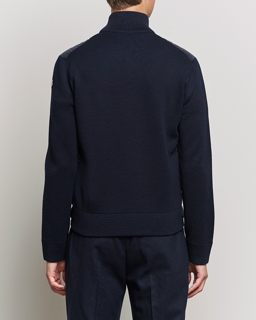 Herre | Trøjer | Moncler | Hybrid Zip Sweater Navy