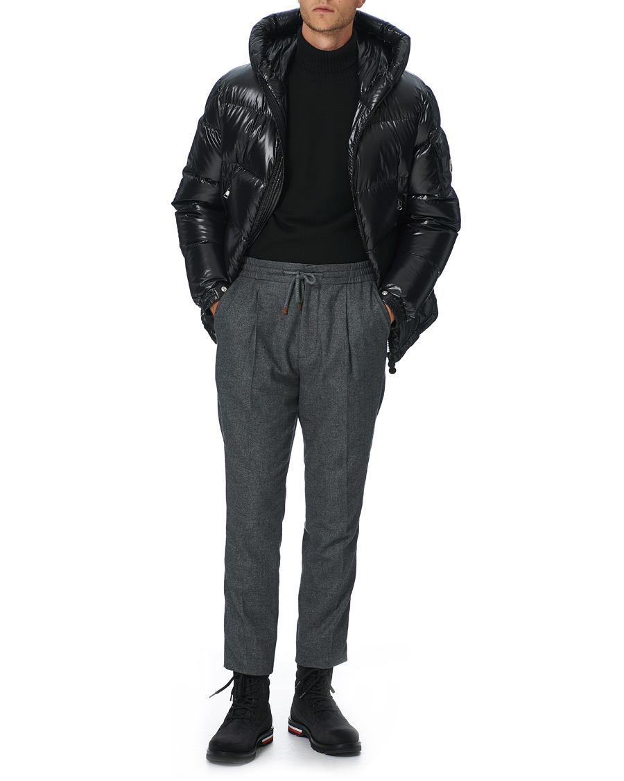 Herre | Moncler Vancouver Ankle Boots Black Suede | Moncler | Vancouver Ankle Boots Black Suede