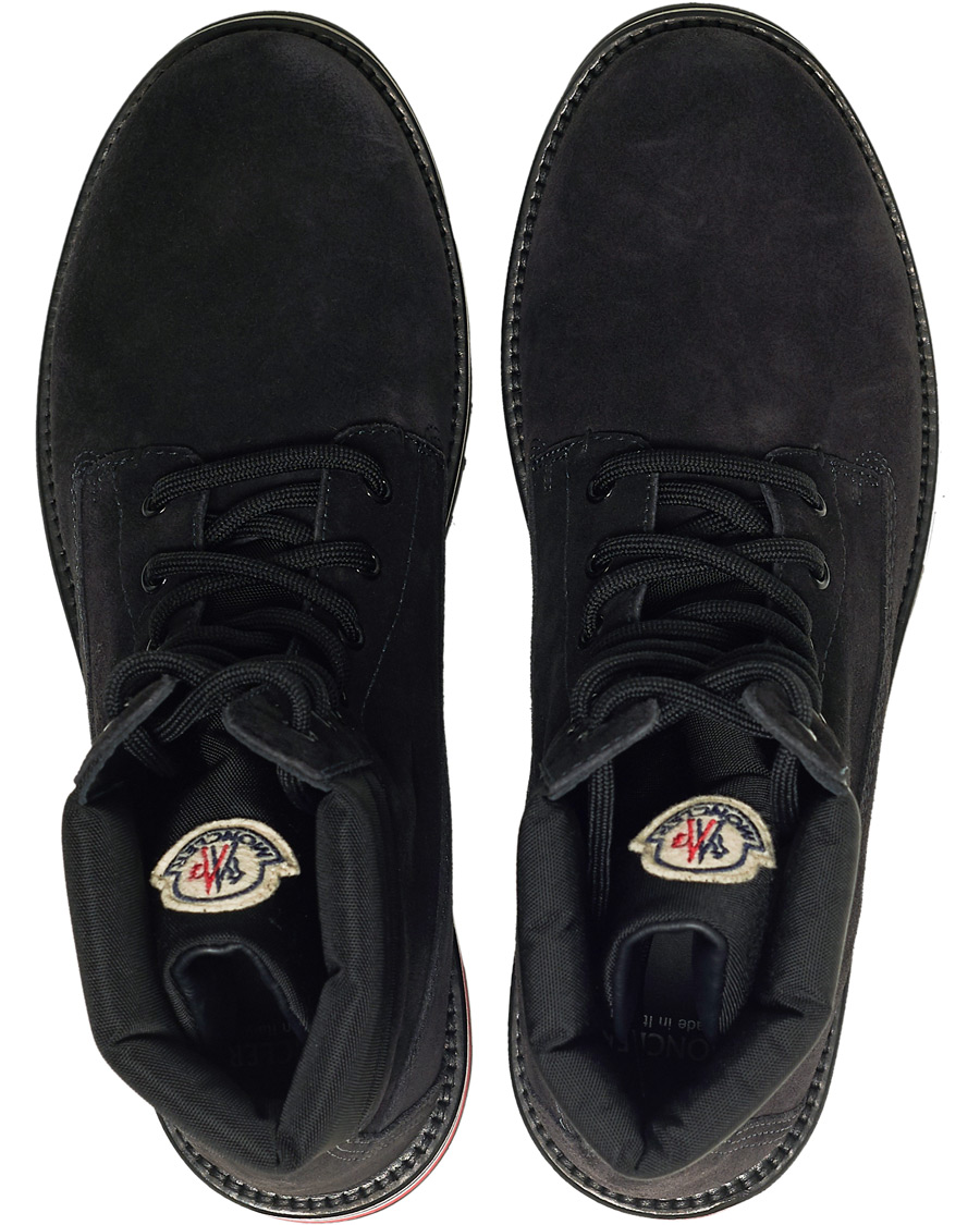 Herre | Moncler Vancouver Ankle Boots Black Suede | Moncler | Vancouver Ankle Boots Black Suede