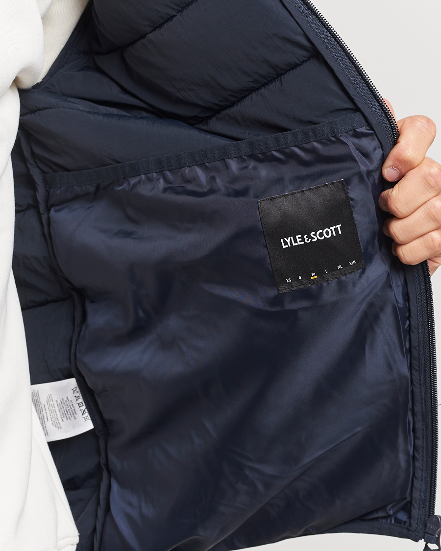 Herre | Jakker | Lyle & Scott | Lightweight Puffer Jacket Dark Navy