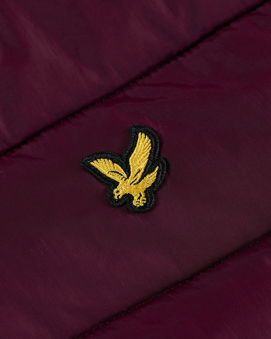 Herre | Jakker | Lyle & Scott | Lightweight Puffer Jacket Burgundy