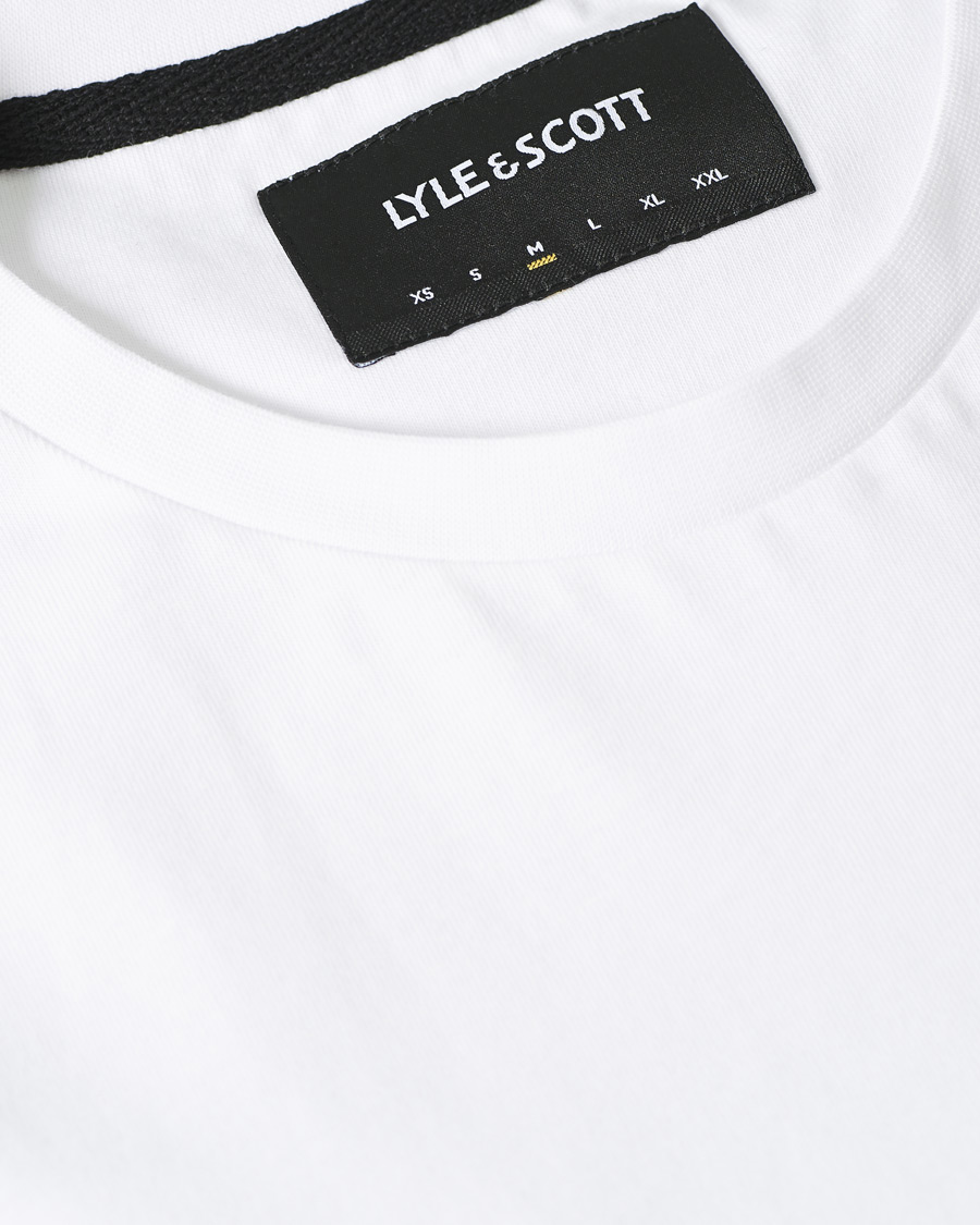Herre | T-Shirts | Lyle & Scott | Organic Cotton Contrast Pocket Tee White/Jet Black