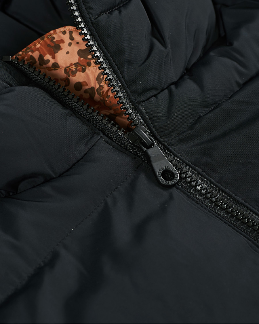 Herre | Jakker | Lyle & Scott | Earth Print Padded Jacket Jet Black