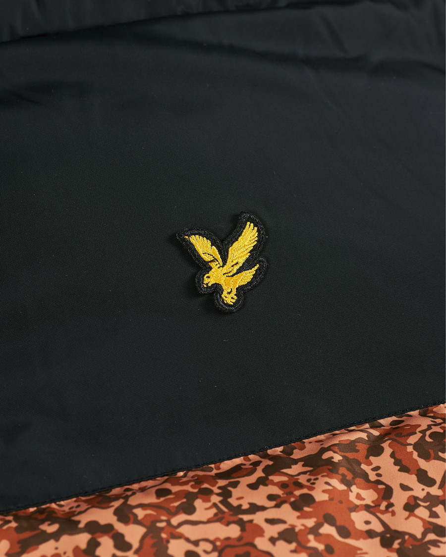 Herre | Jakker | Lyle & Scott | Earth Print Padded Jacket Jet Black