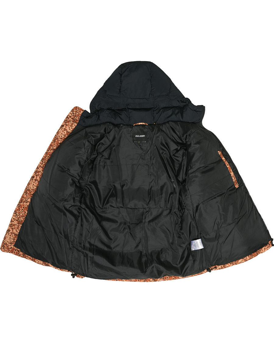 Herre | Jakker | Lyle & Scott | Earth Print Padded Jacket Jet Black