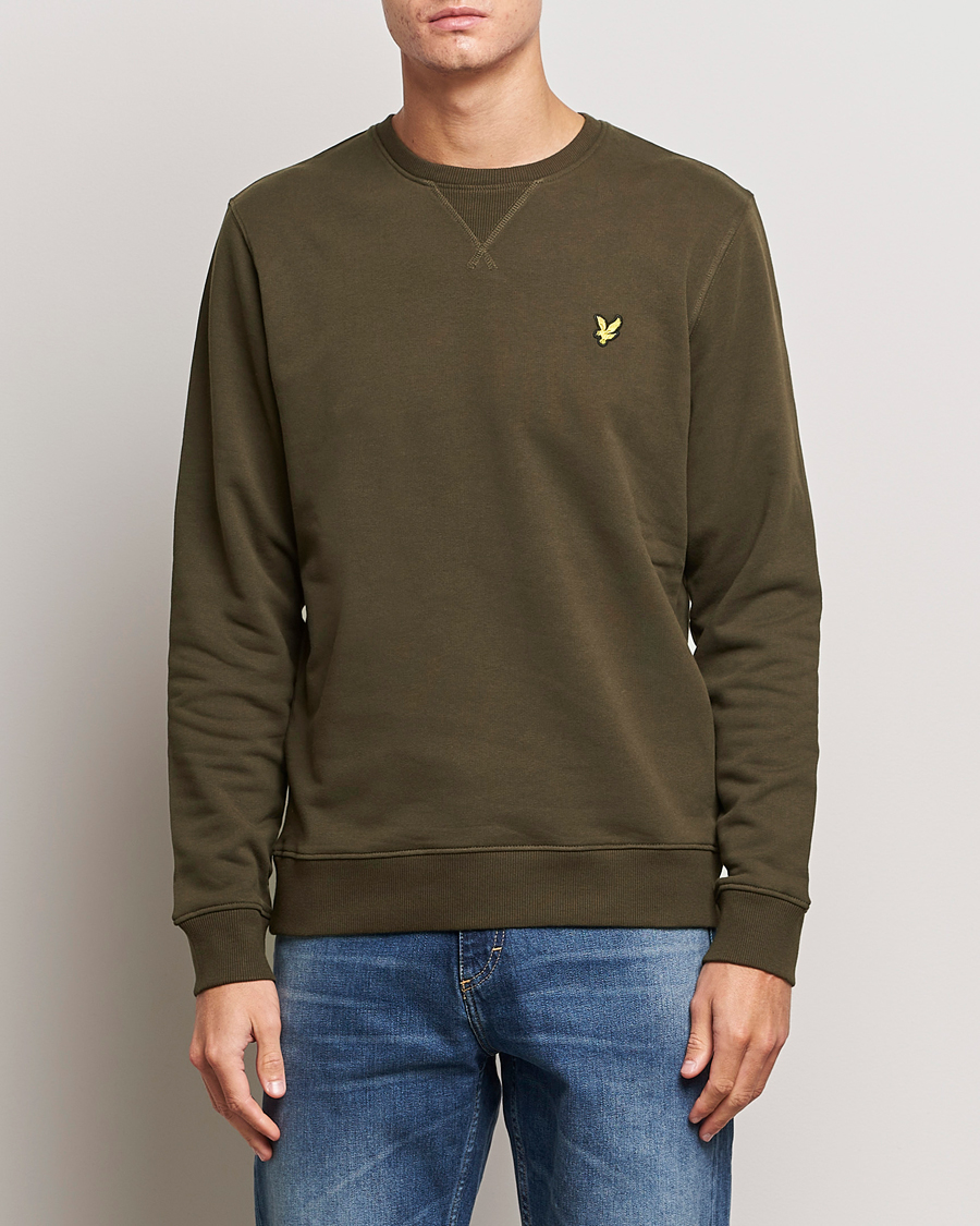 Herre | Lyle & Scott | Lyle & Scott | Organic Cotton Crew Neck Olive