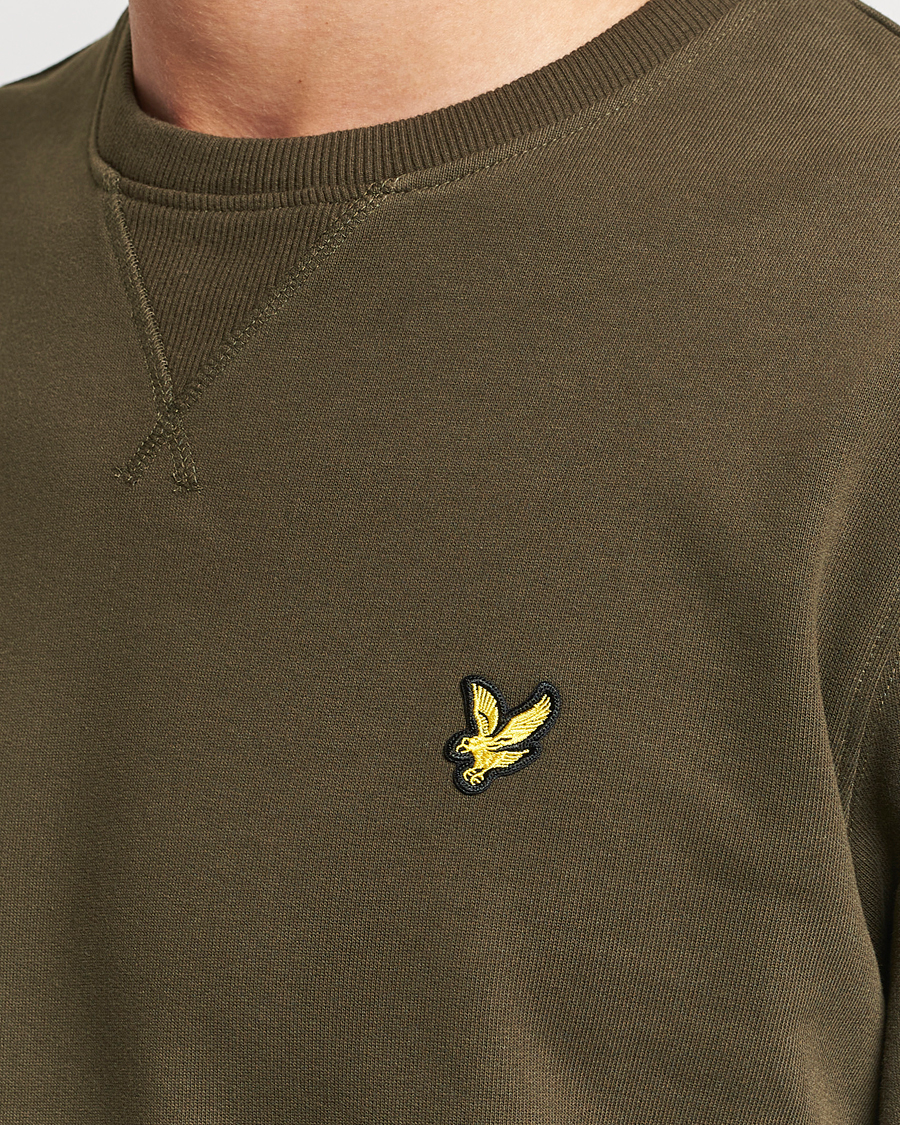 Herre | Trøjer | Lyle & Scott | Organic Cotton Crew Neck Olive