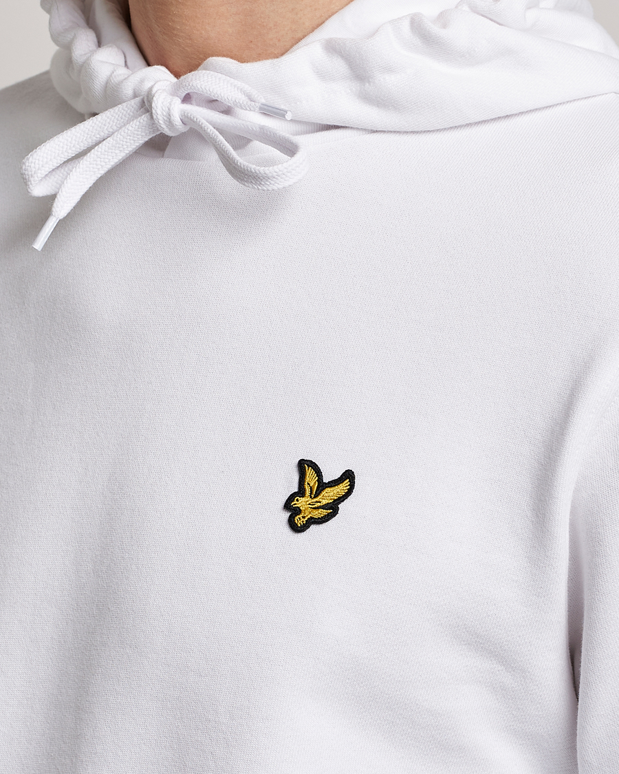Herre | Trøjer | Lyle & Scott | Pullover Organic Cotton Pullover Hoodie White
