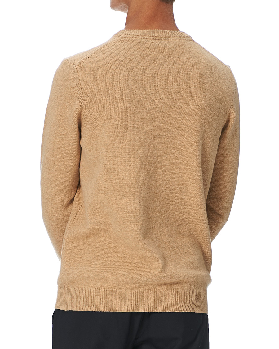 Herre | Trøjer | Lyle & Scott | Lambswool Crew Neck Pullover Tan Marl