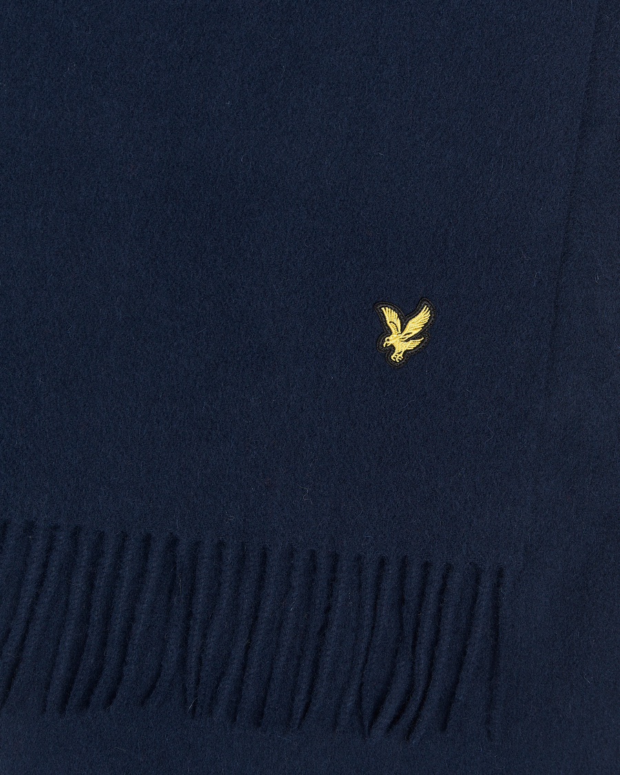 Herre | Lyle & Scott Lambswool Scarf Dark Navy | Lyle & Scott | Lambswool Scarf Dark Navy
