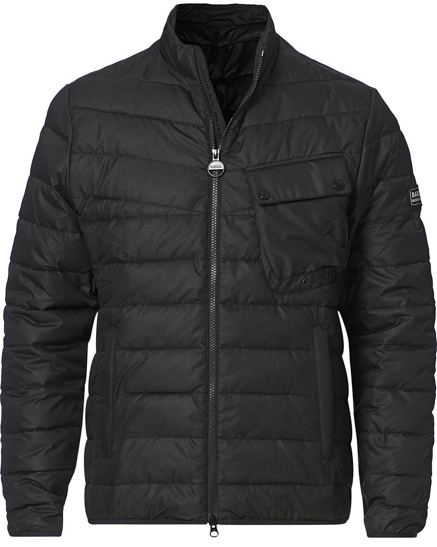 Herre | Dunjakker | Barbour International | Winter Chain Baffle Quilt Jacket Black