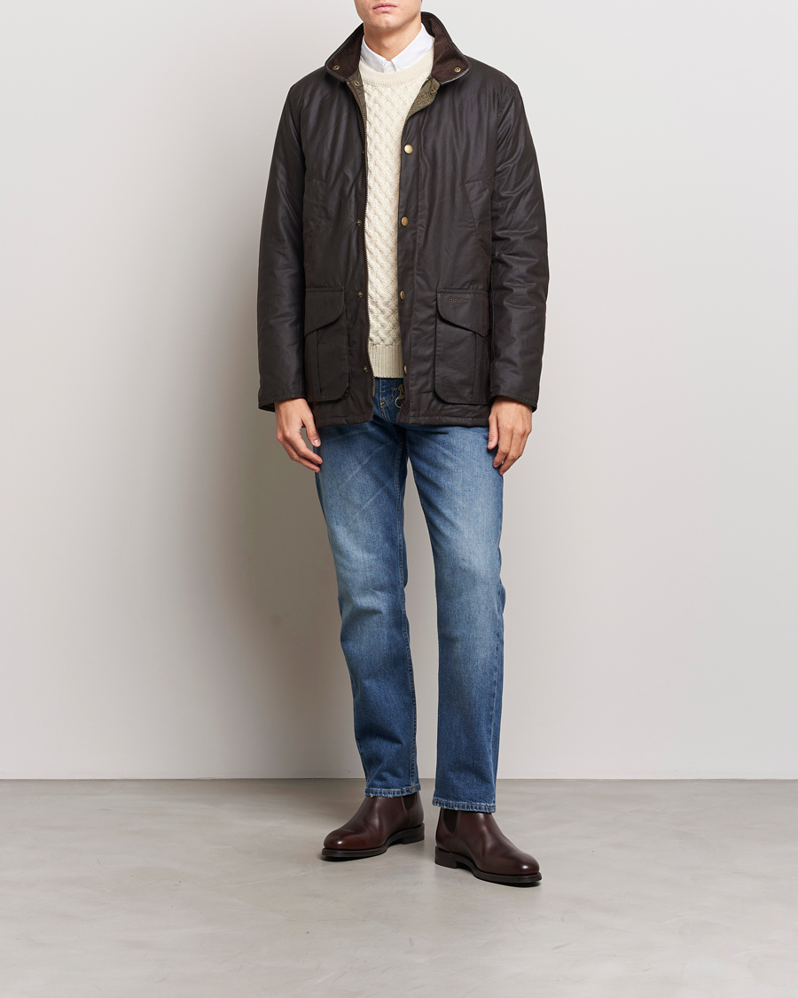 Herre | Jakker | Barbour Lifestyle | Hereford Wax Jacket Rustic