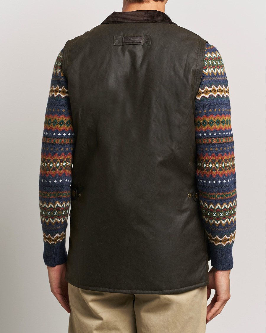 Herre | Jakker | Barbour Lifestyle | Westmorlan Wax Gilet Olive