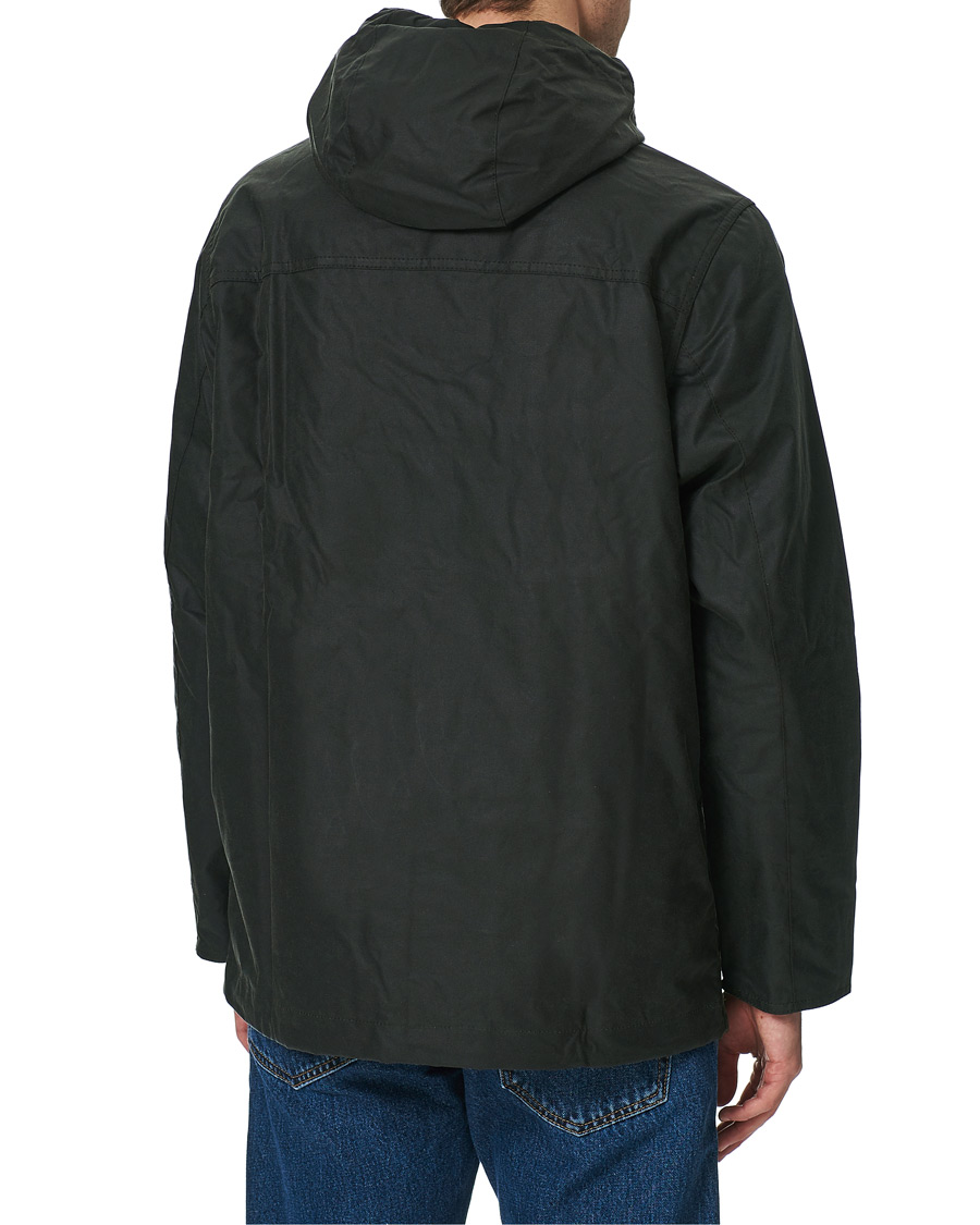 Herre | Jakker | Barbour White Label | Wax Smock Anorak Sage