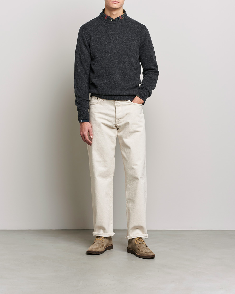 Herre | Trøjer | Barbour Lifestyle | Patch Crew Charcoal