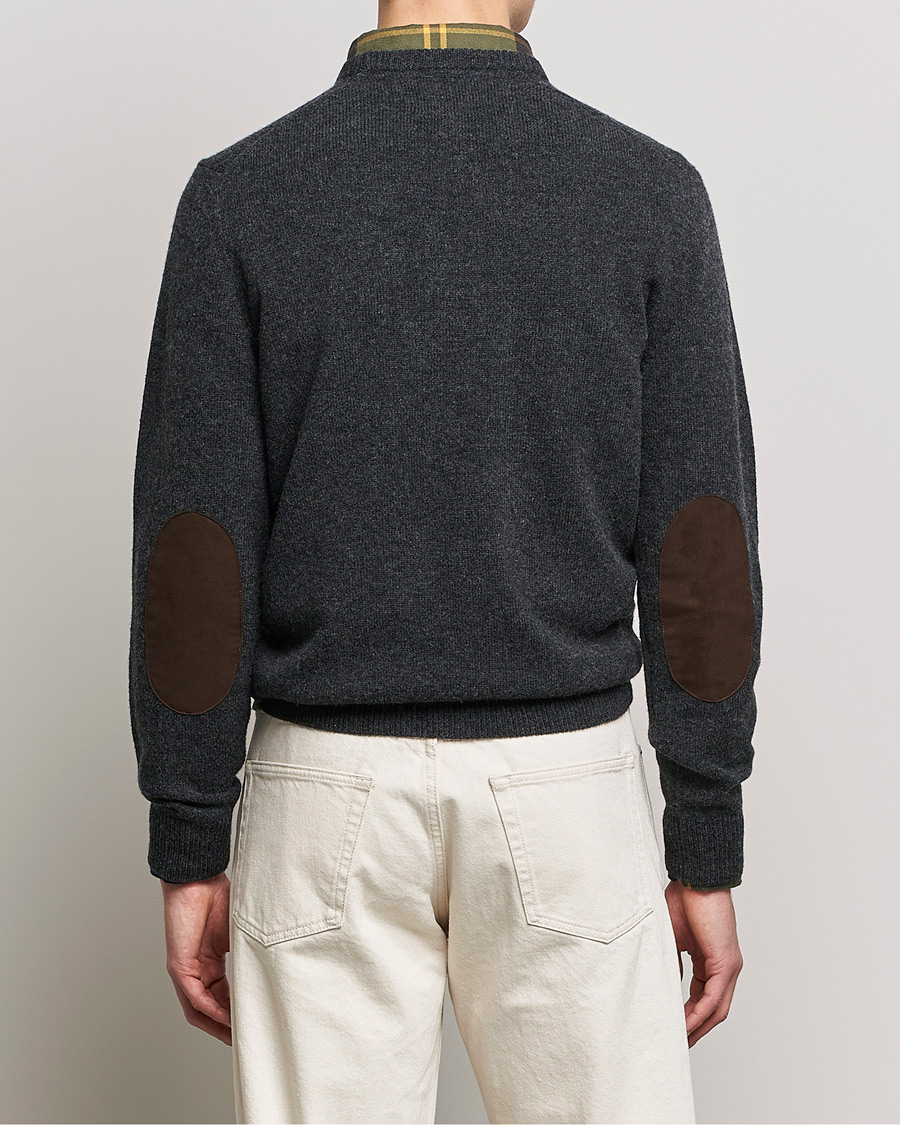 Herre | Trøjer | Barbour Lifestyle | Patch Crew Charcoal