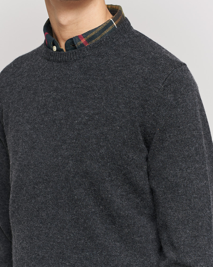 Herre | Trøjer | Barbour Lifestyle | Patch Crew Charcoal
