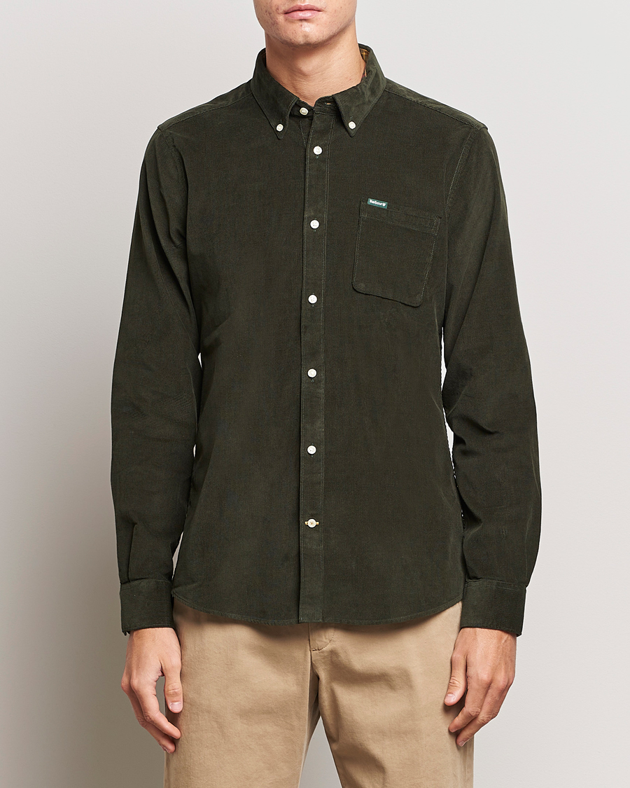 Herre | Casual | Barbour Lifestyle | Ramsey Corduroy Shirt Forest
