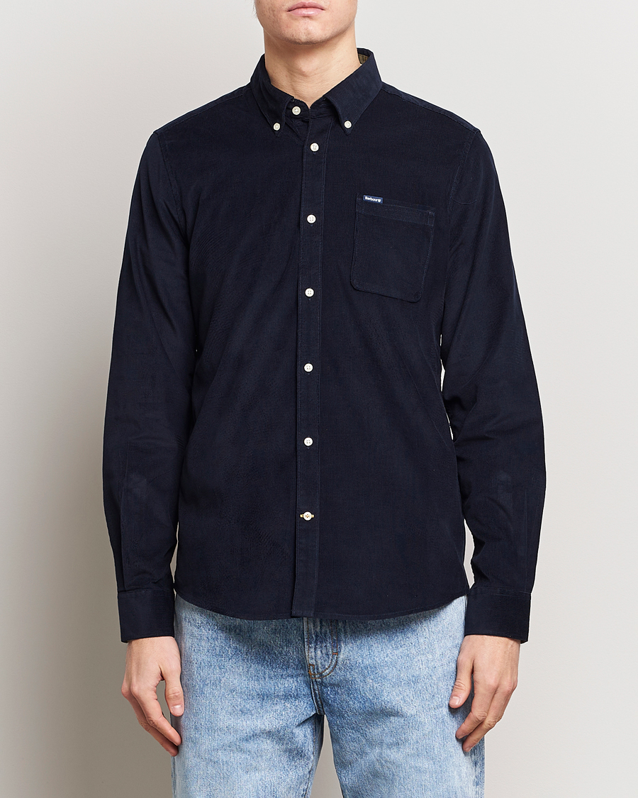 Herre | Casual | Barbour Lifestyle | Ramsey Corduroy Shirt Navy