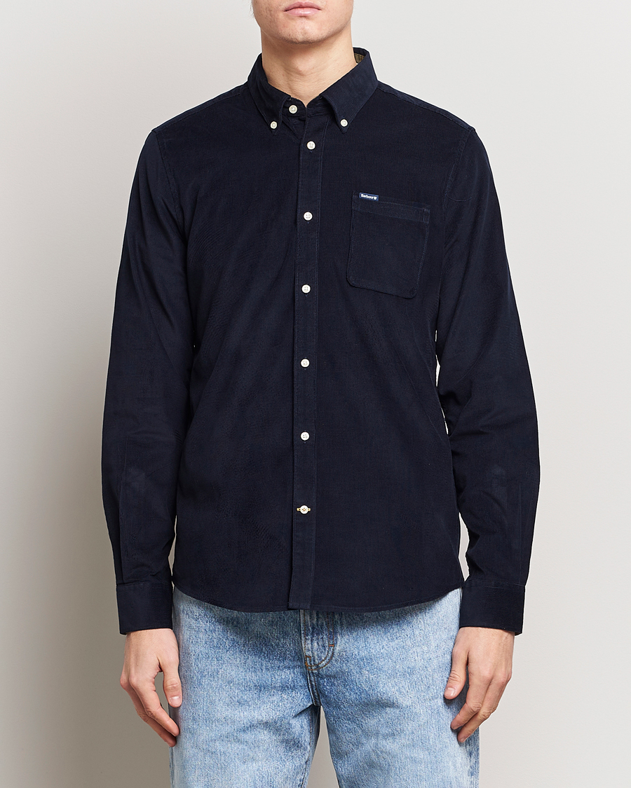 Herre | | Barbour Lifestyle | Ramsey Corduroy Shirt Navy