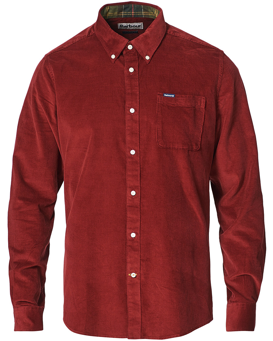 Herre | Skjorter | Barbour Lifestyle | Ramsey Corduroy Shirt Rust